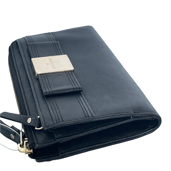 Kate Spade Layton Primrose Black Leather Wallet / Wristlet - Picture 5 of 17